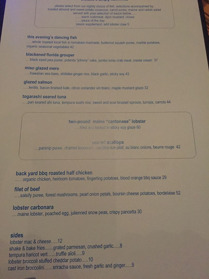 bluezoo Dinner Taste of Disney